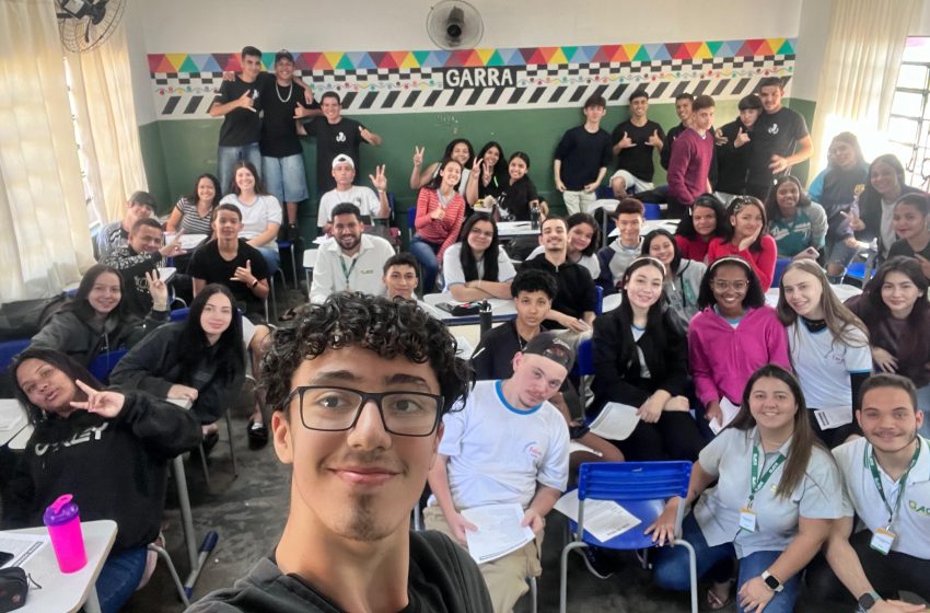  ACE Pirapozinho faz ação com estudantes da cidade de Tarabai