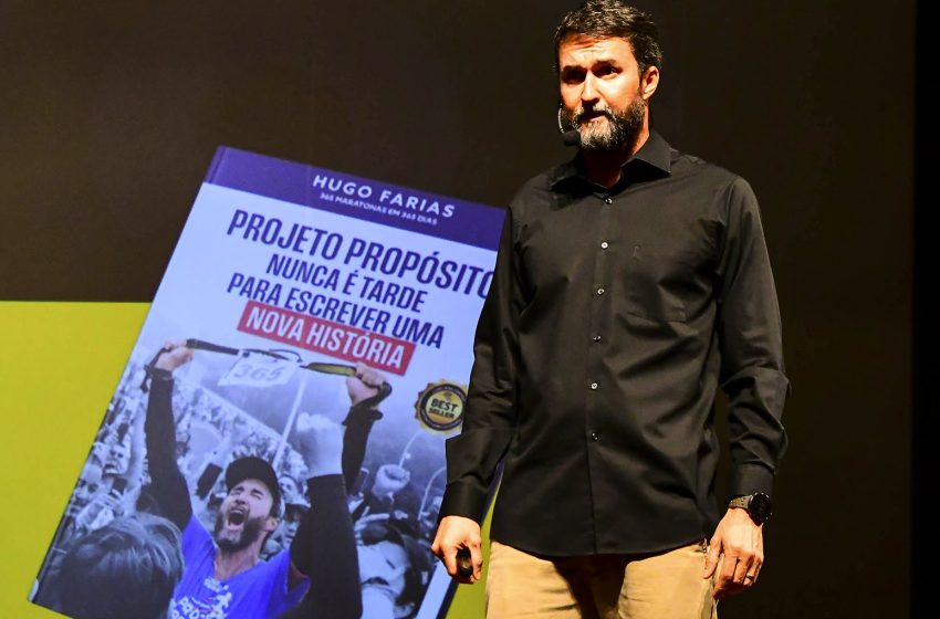  Hugo Farias anuncia novo projeto em palestra motivacional